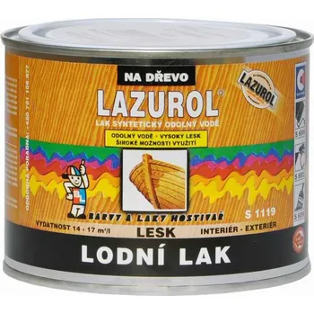 Lak na dřevo Lazurol Lodní lak S1119 375 ml