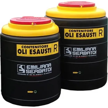 nádrž Dvouplášťová plastová nádrž na odpadní oleje - 300l