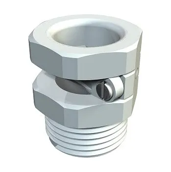 elektrický kabel OBO Bettermann 107 Z PG21 PA Přítlačné šroubení, s odlehčením tahu, PG21, PA, světle šedá