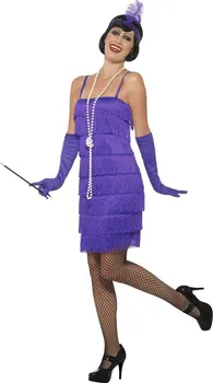 Karnevalový kostým Smiffys Charleston šaty 30. léta fialové