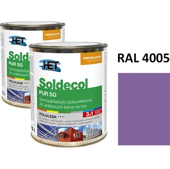 barva na kov Soldecol PUR SG 0,75 L RAL 4005