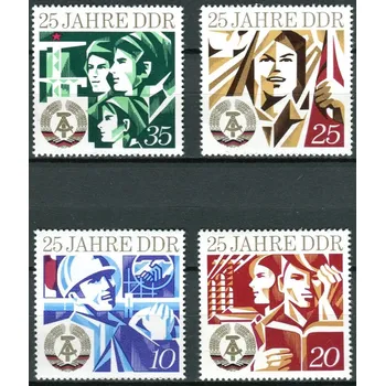 Poštovní známka (1974) MiNr. 1949 - 1952 ** - DDR - 25 let DDR - Motivy ze společenského života