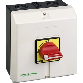 Elektrická zásuvka Schneider Electric VCF3GE Vario nouz.hl.vyp.ve skříňce 50A, červená rukojeť