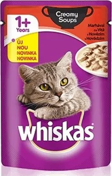 Krmivo pro kočku Whiskas kapsička hovězí v krémové omáčce 85 g