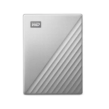 Externí pevný disk Western Digital My Passport Ultra pro Mac 4 TB stříbrný (WDBPMV0040BSL-WESN)