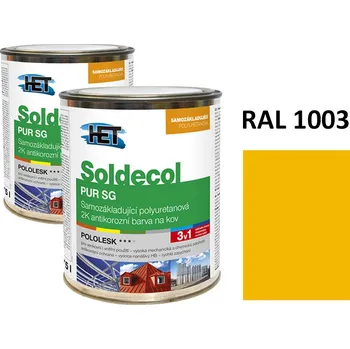 barva na kov Soldecol PUR SG 0,75 L RAL 1003
