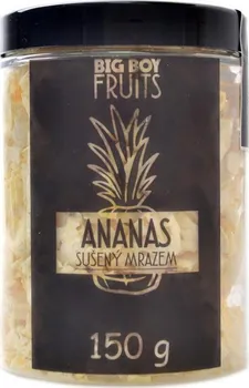Sušené ovoce Big BoyButter Ananas plátky lyofilizované 150 g