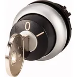 Eaton M22-WRS-MS7 Ovládací hlavice se zámkem, 2p, s aretací, kroužek titan, MS7, 60st