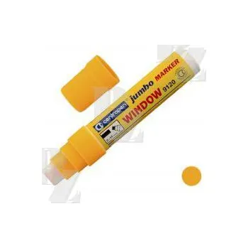 Popisovač křídový Jumbo Window 9120 oranžový, Centropen