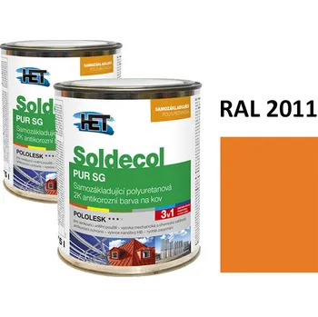 barva na kov Soldecol PUR SG 0,75 L RAL 2011