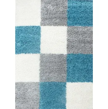 Koberec Ayyildiz Hali Kusový koberec LIFE SHAGGY 1501 Turkis Rozměr 80x150 cm
