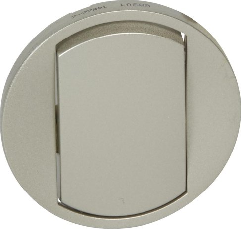 Doigt Enjoliveur TITANE Pour Interrupteur Poussoir Legrand CELIANE - Modèle 68301/683 01 - Enjoliveur Seul