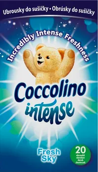 Unilever Coccolino Intense Fresh Sky ubrousky do sušičky 20 ks