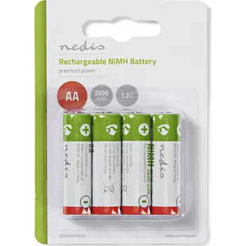 Článková baterie Nedis NiMH AA 4 ks