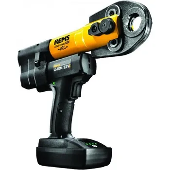 Závitořezný nástroj REMS Mini-Press 22V ACC Basic-Pack + 3 čelisti zdarma