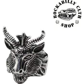 Prsten Prsten stříbrný Rocka 666 Silver - 20mm