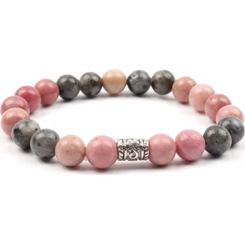 Náramek Moni - dámský náramek rodochrozit labradorit