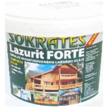 barva a nátěr na dřevo Sokrates Lazurit Forte emulze lněného oleje 2kg Hemlock