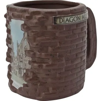 Magic Box Merch hrnek Harry Potter Příčná ulice 3D 500 ml