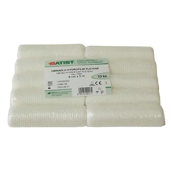 Batist Medical hydrofilní obinadla 8 cm x 5 m 10 ks