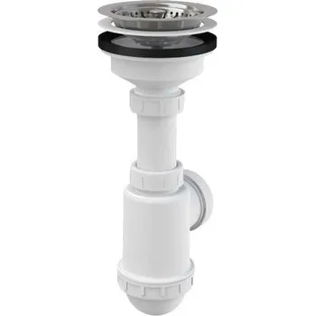 Sifon Sifon dřezový DN 50 s nerezovou mřížkou Ø 115mm