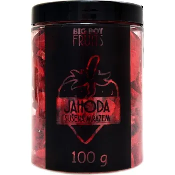 Sušené ovoce Big Boy Butter Jahody plátky lyofilizované 100 g