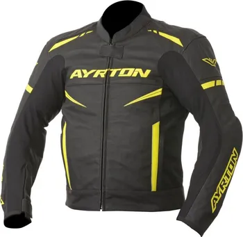 Moto bunda Ayrton Raptor černá/žlutá fluo