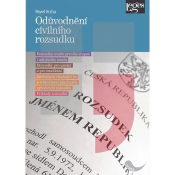 Odůvodnění civilního rozsudku - Pavel Vrcha