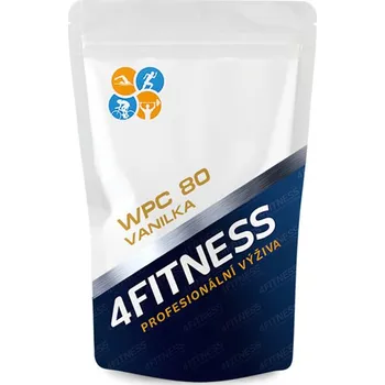 4Fitness WPC 80 - 1000 g vanilka