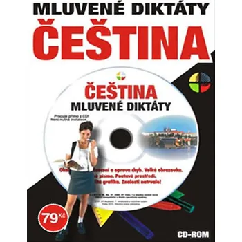 Výukový program Čeština mluvené diktáty CD-ROM (bez instalace)