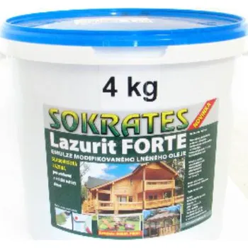 Lak na dřevo Sokrates Lazurit Forte emulze lněného oleje 4kg Citrus
