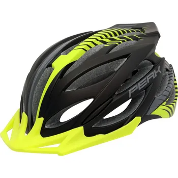 Cyklistická přilba Rock Machine Peak černá/zelená