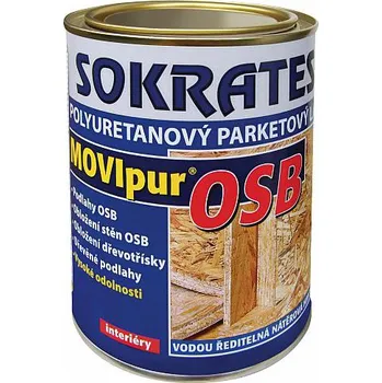 Lak na dřevo Sokrates MOVIpur OSB polyuretanový parketový lak 0,6kg matný