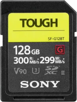 paměťová karta Sony Pro Tough SDXC 128 GB Class 10 UHS-II (SFG1TG)