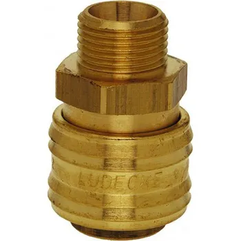 Hadicová spojka LÜDECKE ES14A Rychlospojka Standard vnější závit 1/4"