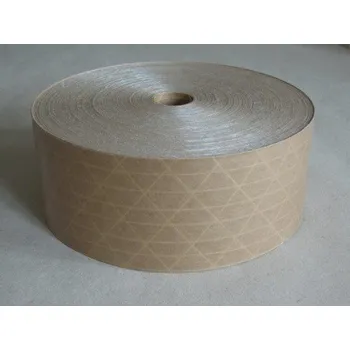 Zvlhčovací balicí páska křížově vyztužená