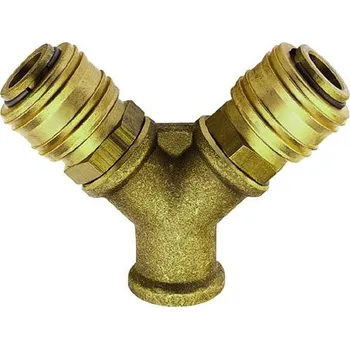 Fitinka LÜDECKE DWS12ES Rozdvojka s rychlospojkami závit 1/2"