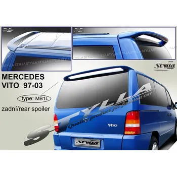 Auto-moto Stylla spoiler zadních dveří Mercedes Benz Vito i (W638, 1996 - 2003)