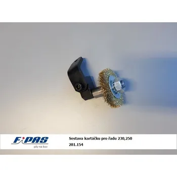 Drátěný kartáč Bomar sestava čistícího kartáče 230,250