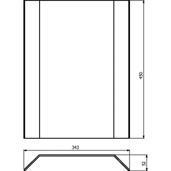 Krbová vložka NDV-000019 - AQUA12 - Sklo Aquaflam 7,12 PRIZMA (343x450)