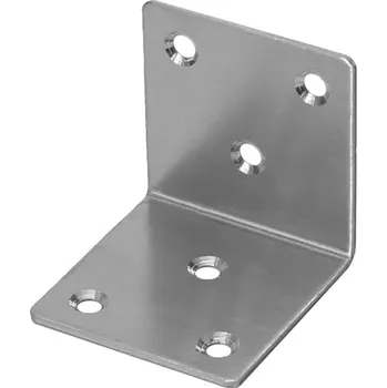 Tesařské kování Onpira Plochý spojovací L úhelník Rozměr: 50x50x50 mm