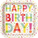 Unique Donut talíře 22,2 x 22,2 cm 8 ks