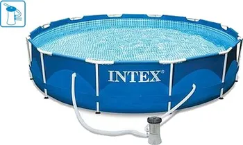 Bazén Intex 28212NP Metal Frame Pool 3,66 x 0,76 m + kartušová filtrace