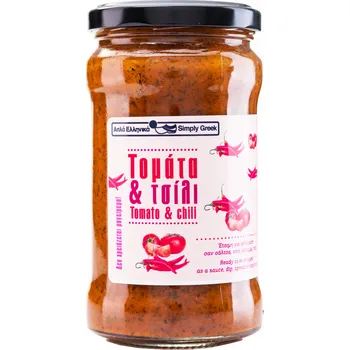 Omáčka Omáčka z řeckých rajčátek s chilli 280g Simply Greek