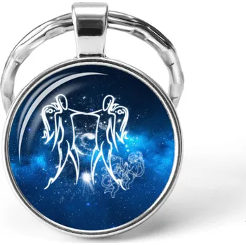 Krásný přívěsek na klíče horoskop znamení - Blíženci/Gemini