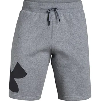 Pánské kraťasy Under Armour Rival Fleece Logo Shorts šedé