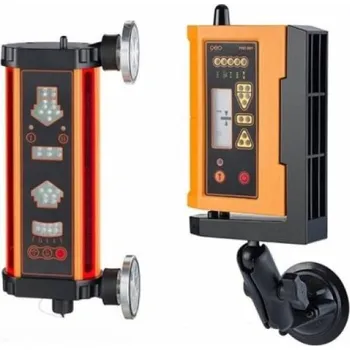 Měřící laser Přijímač s kontrolou náklonu a zobrazovačem pro řízení zemních strojů