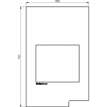 Krbová kamna NDV-000103 - FL09K08 - Sklo Flamingo DELUXE