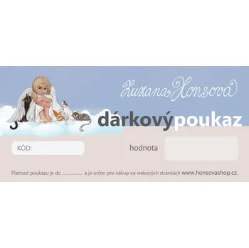 Dárková krabička Zuzana Honsová Dárkový poukaz v hodnotě 1500 Kč
