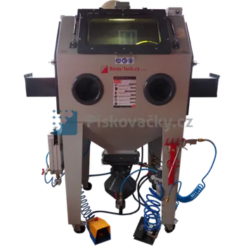 dílenský stroj Pískovací kabina (box) PK-TTB90 - tlaková PK-TTB90 Profi pískovací kabina / box - tlaková, ČR zakázková výroba.